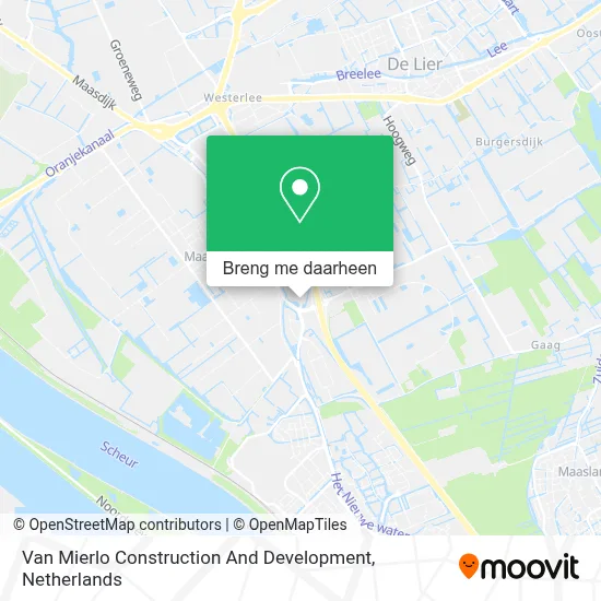 Van Mierlo Construction And Development kaart