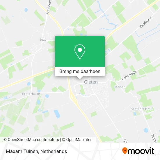 Maxam Tuinen kaart