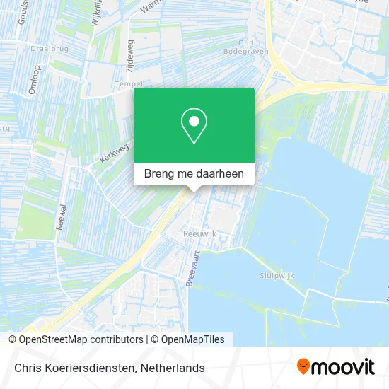 Chris Koeriersdiensten kaart