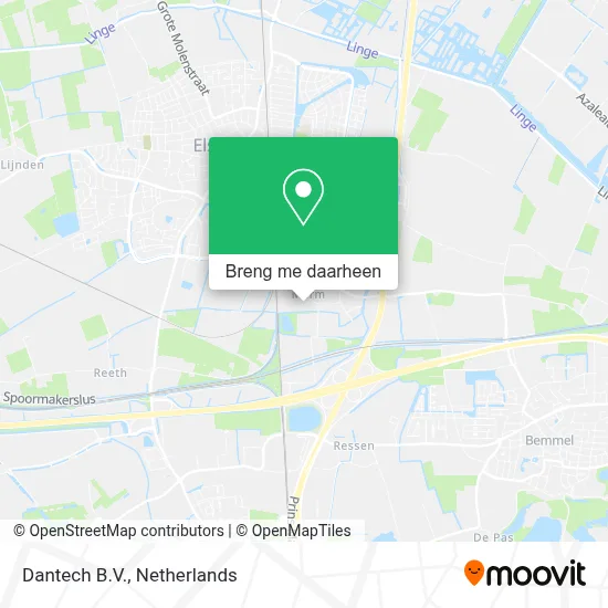 Dantech B.V. kaart