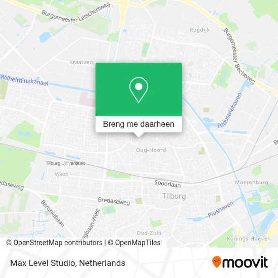 Max Level Studio kaart
