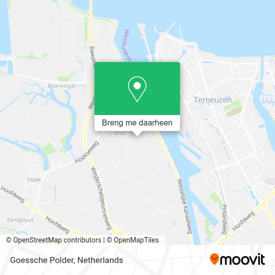 Goessche Polder kaart