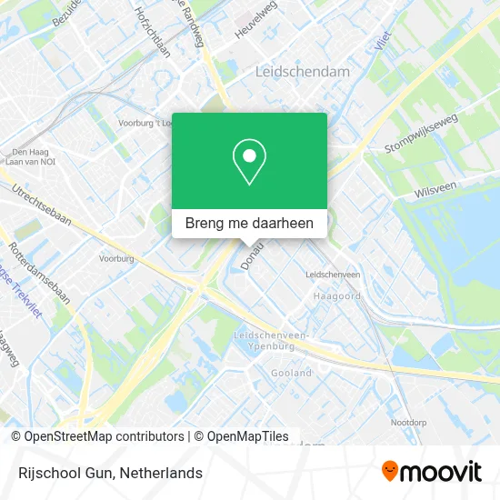 Rijschool Gun kaart