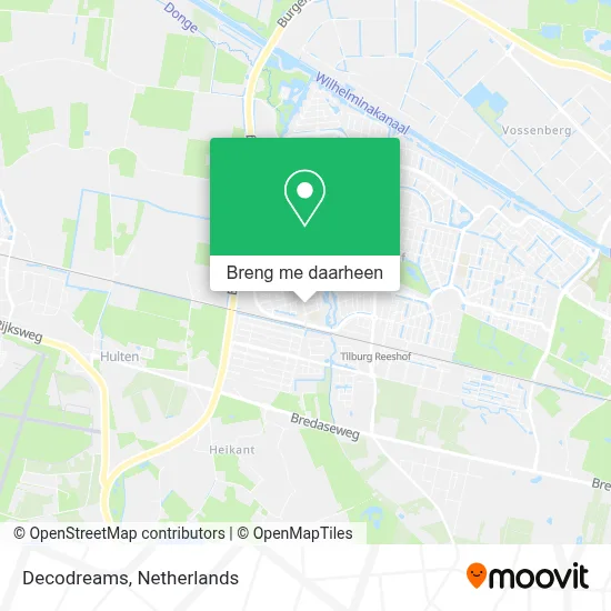 Decodreams kaart