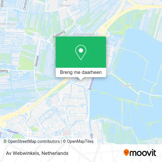 Av Webwinkels kaart