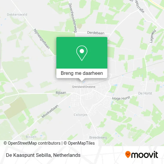 De Kaaspunt Sebilla kaart