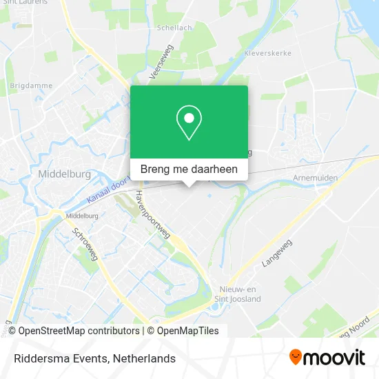 Riddersma Events kaart