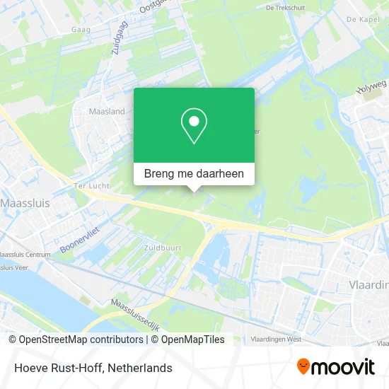 Hoeve Rust-Hoff kaart