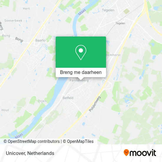 Unicover kaart