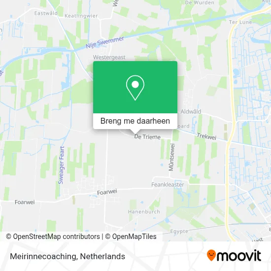 Meirinnecoaching kaart