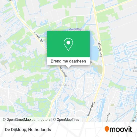 De Dijkloop kaart