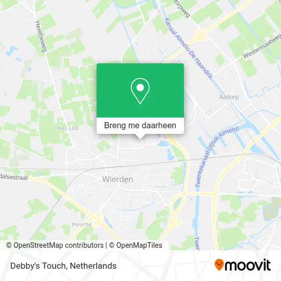Debby's Touch kaart