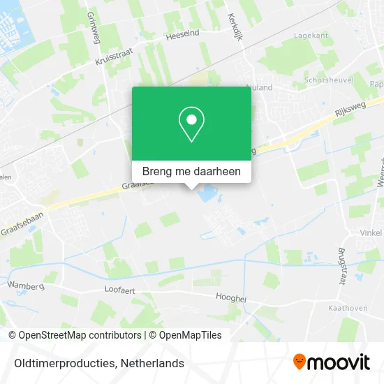 Oldtimerproducties kaart