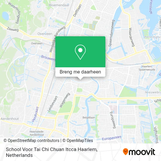 School Voor Tai Chi Chuan Itcca Haarlem kaart