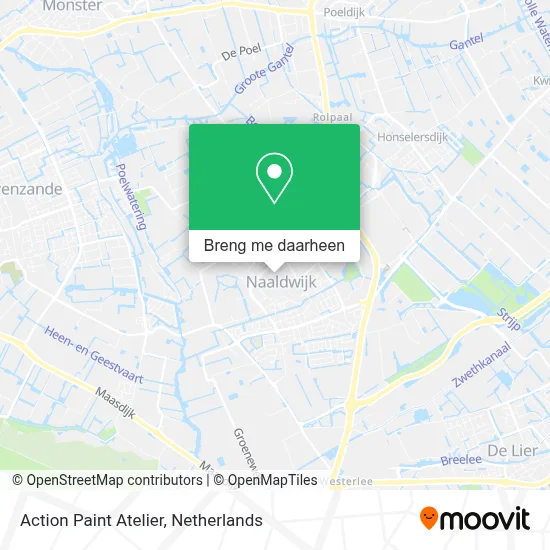 Action Paint Atelier kaart