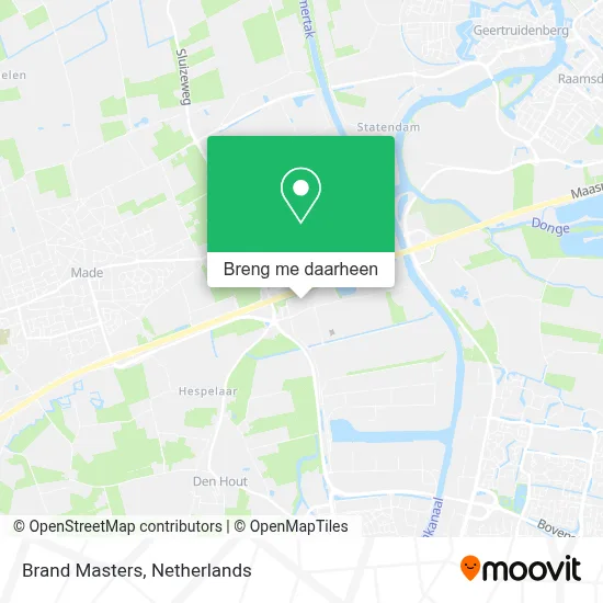 Brand Masters kaart