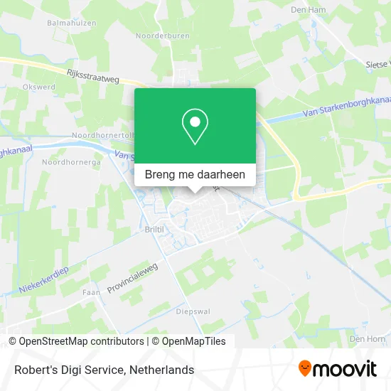 Robert's Digi Service kaart