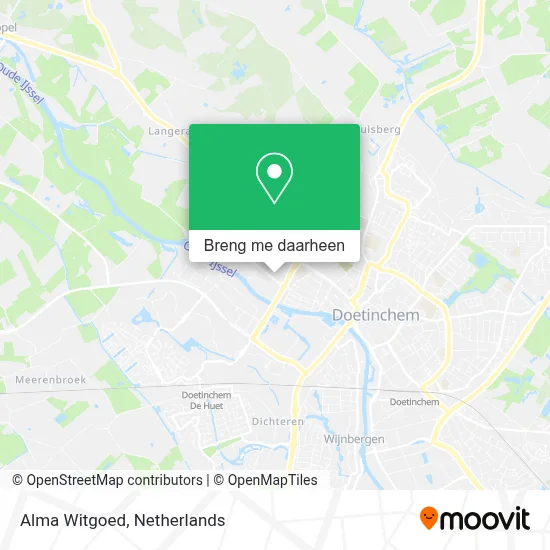 Alma Witgoed kaart