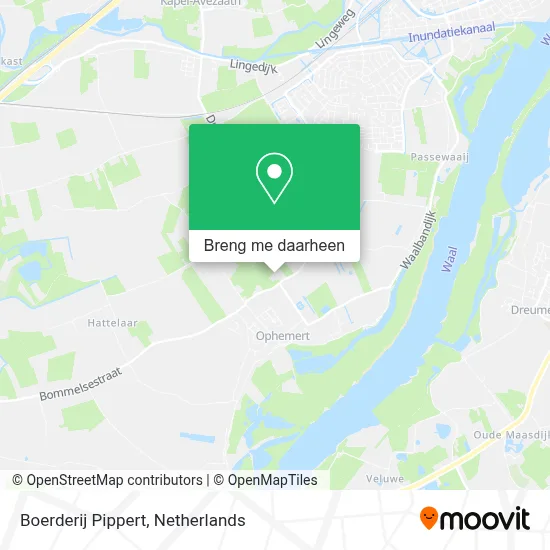 Boerderij Pippert kaart