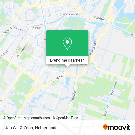 Jan Wit & Zoon kaart