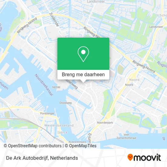 De Ark Autobedrijf kaart