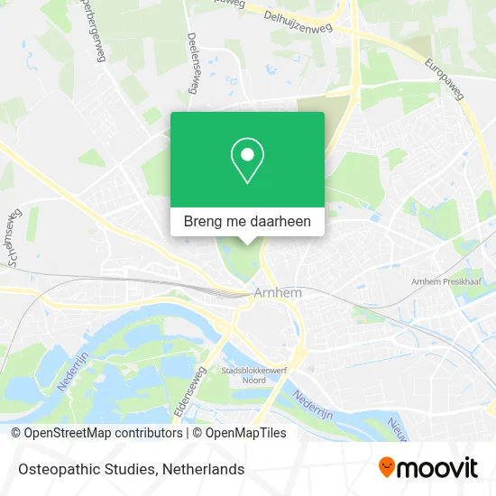 Osteopathic Studies kaart
