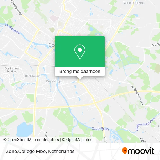 Zone.College Mbo kaart