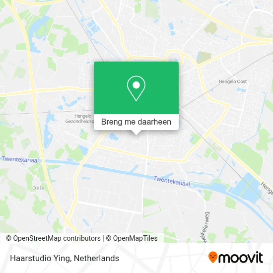 Haarstudio Ying kaart