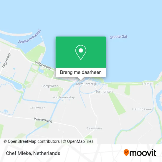 Chef Mieke kaart