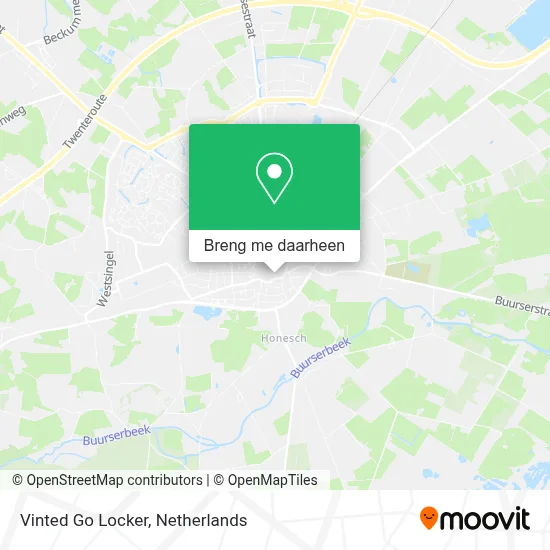 Vinted Go Locker kaart