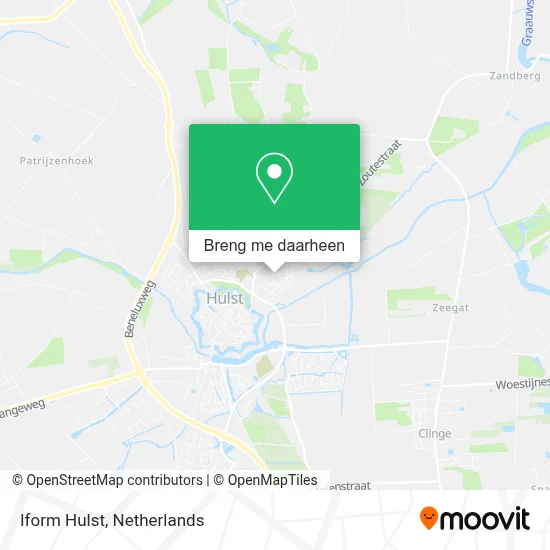 Iform Hulst kaart