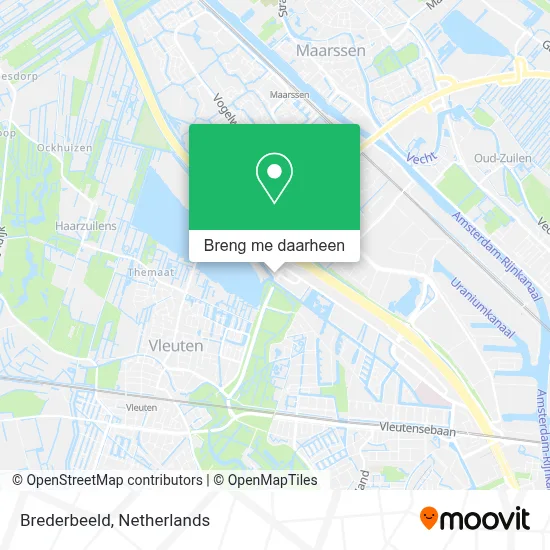 Brederbeeld kaart