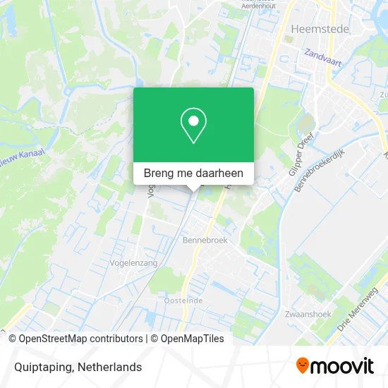 Quiptaping kaart