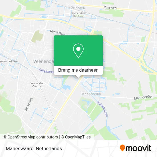 Maneswaard kaart