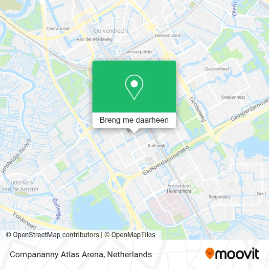 Compananny Atlas Arena kaart