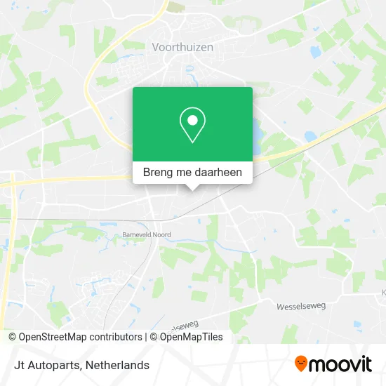 Jt Autoparts kaart