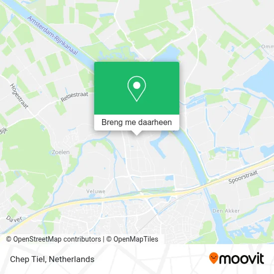 Chep Tiel kaart