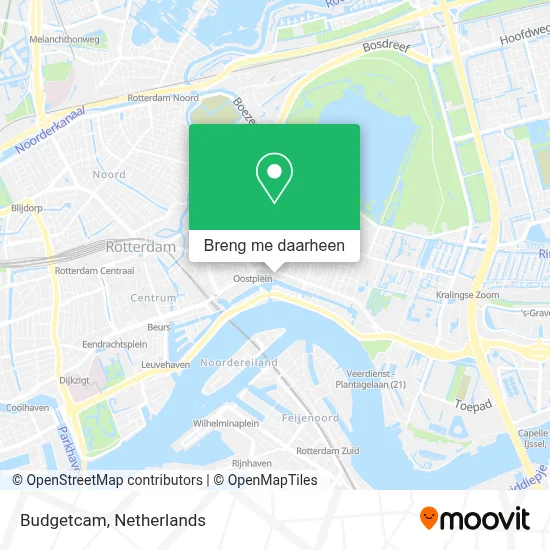 Budgetcam kaart