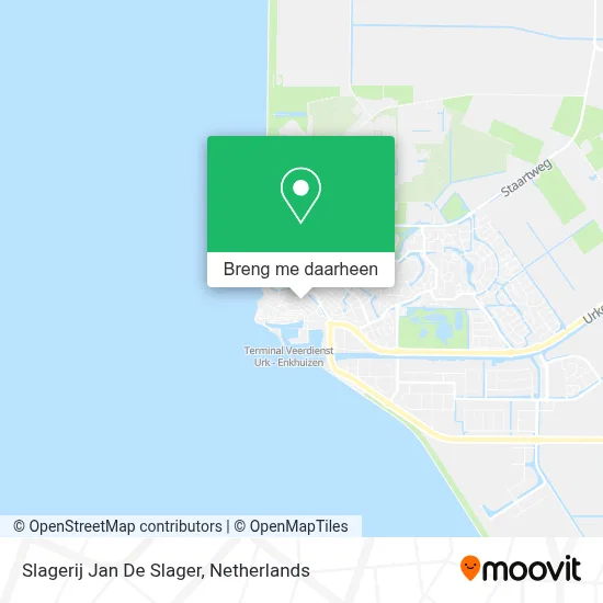 Slagerij Jan De Slager kaart