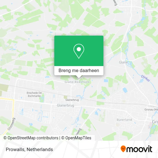 Prowalls kaart