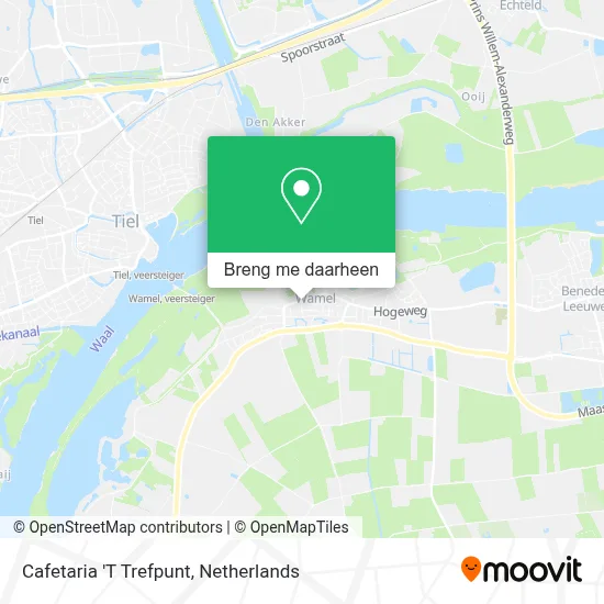 Cafetaria 'T Trefpunt kaart