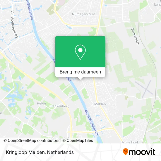 Kringloop Malden kaart