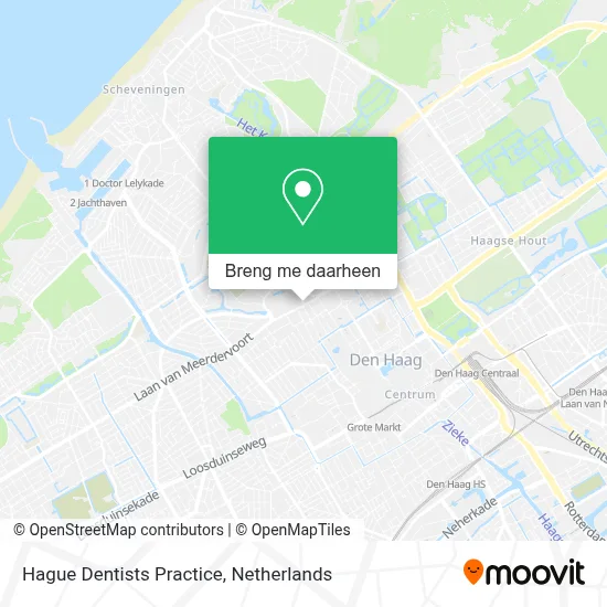 Hague Dentists Practice kaart