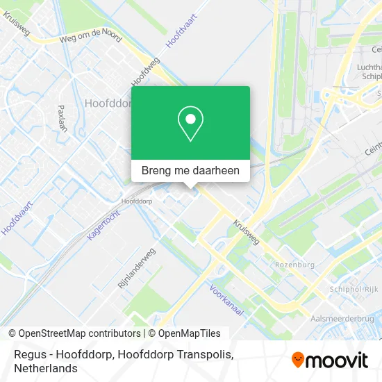 Regus - Hoofddorp, Hoofddorp Transpolis kaart