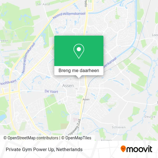 Private Gym Power Up kaart