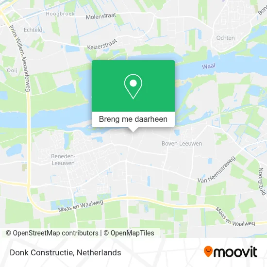 Donk Constructie kaart