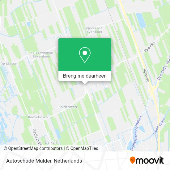 Autoschade Mulder kaart