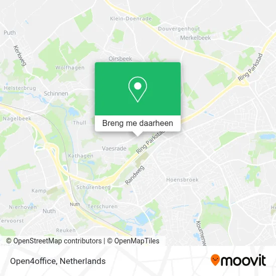 Open4office kaart