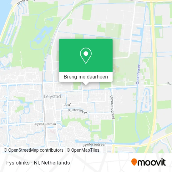 Fysiolinks - Nl kaart