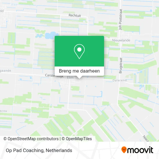 Op Pad Coaching kaart